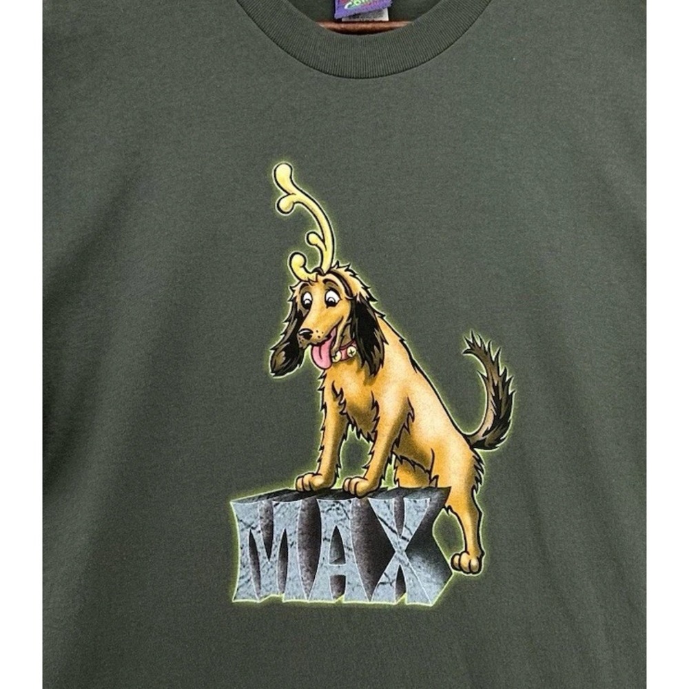 Y2K How The Grinch Stole Christmas Green Max Shirt XL USA Holiday Movie 90s 2000